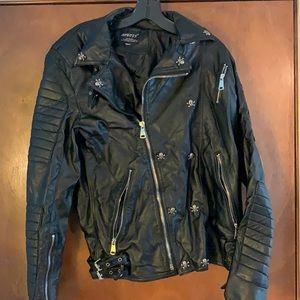 Faux leather jacket